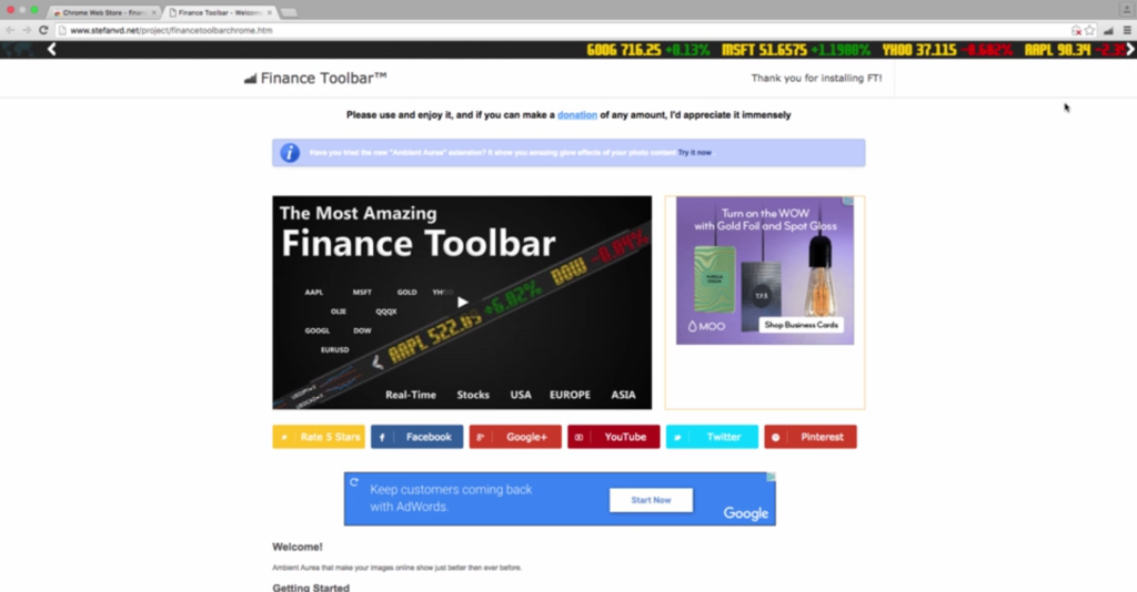 Yahoo Finance Charts Not Working In Chrome