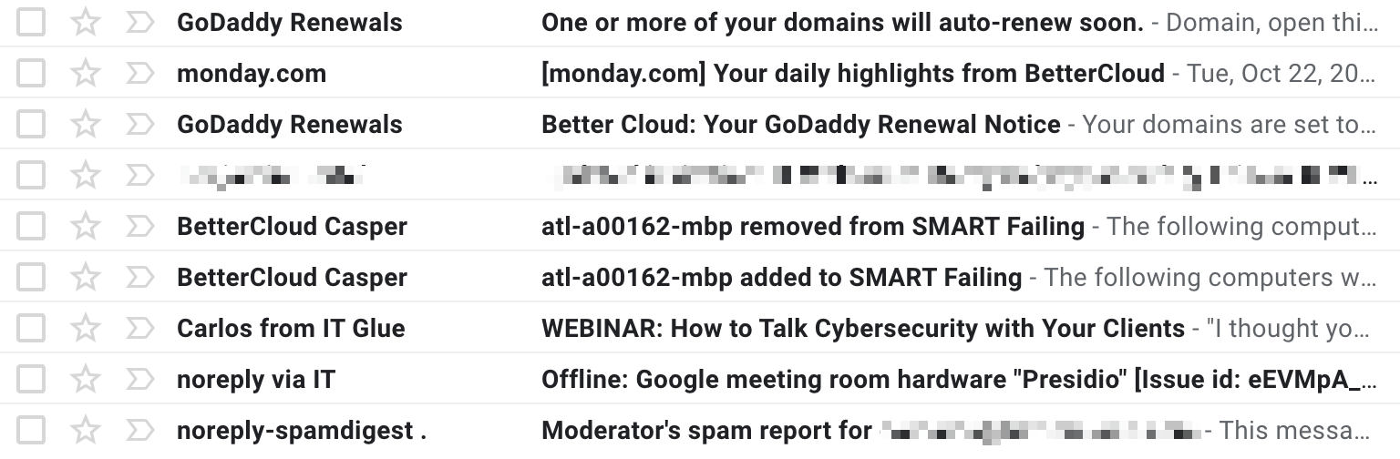 Ways We Use BetterCloud with Email