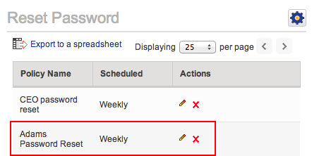 Confirm password policy creation in FlashPanel