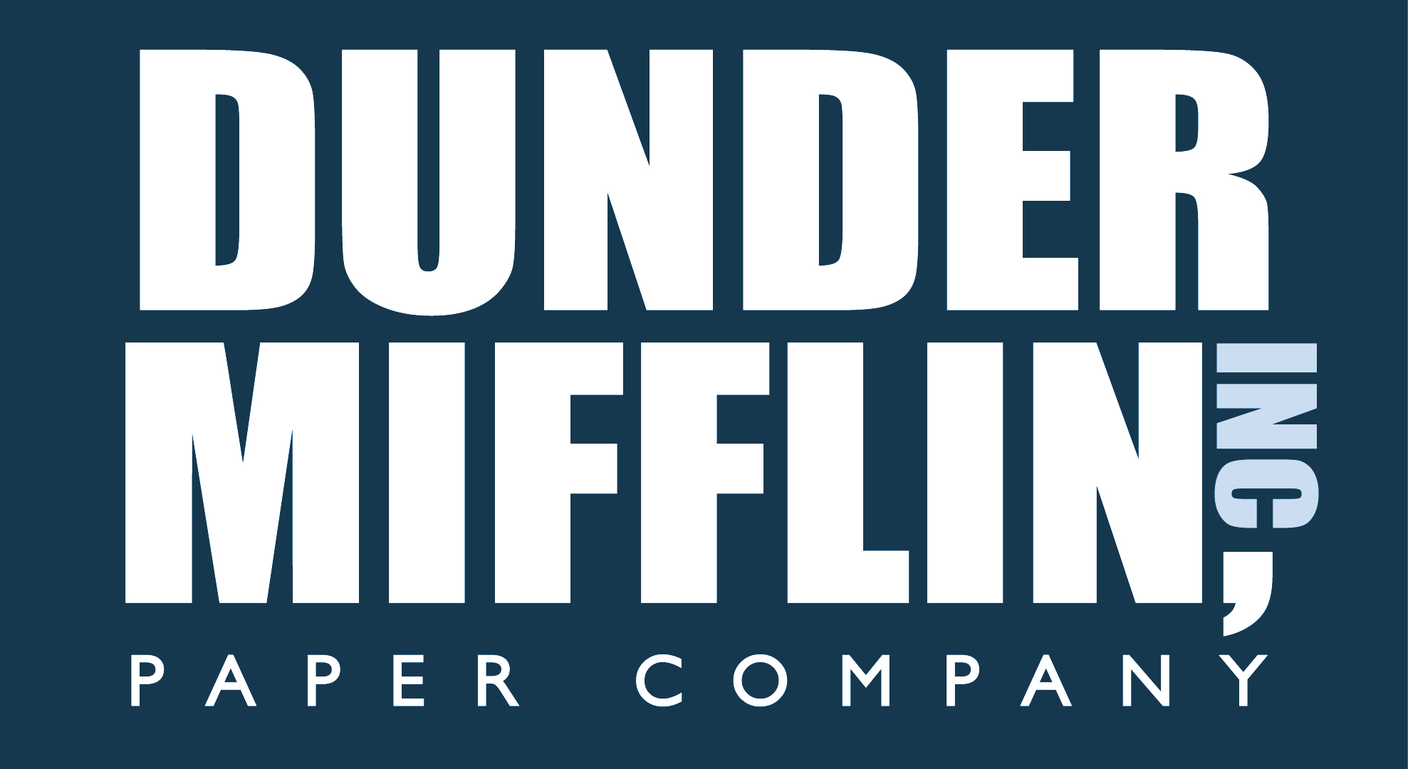 I tried to do the logo redesign for dunder mifflin : r/DunderMifflin