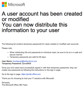 Email After Sign Up