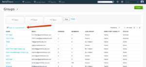Export Google Groups in BetterCloud