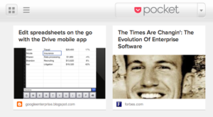 Pocket read it later chrome extension