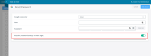 BetterCloud Google reset password