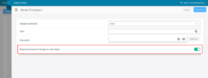 BetterCloud Google reset password