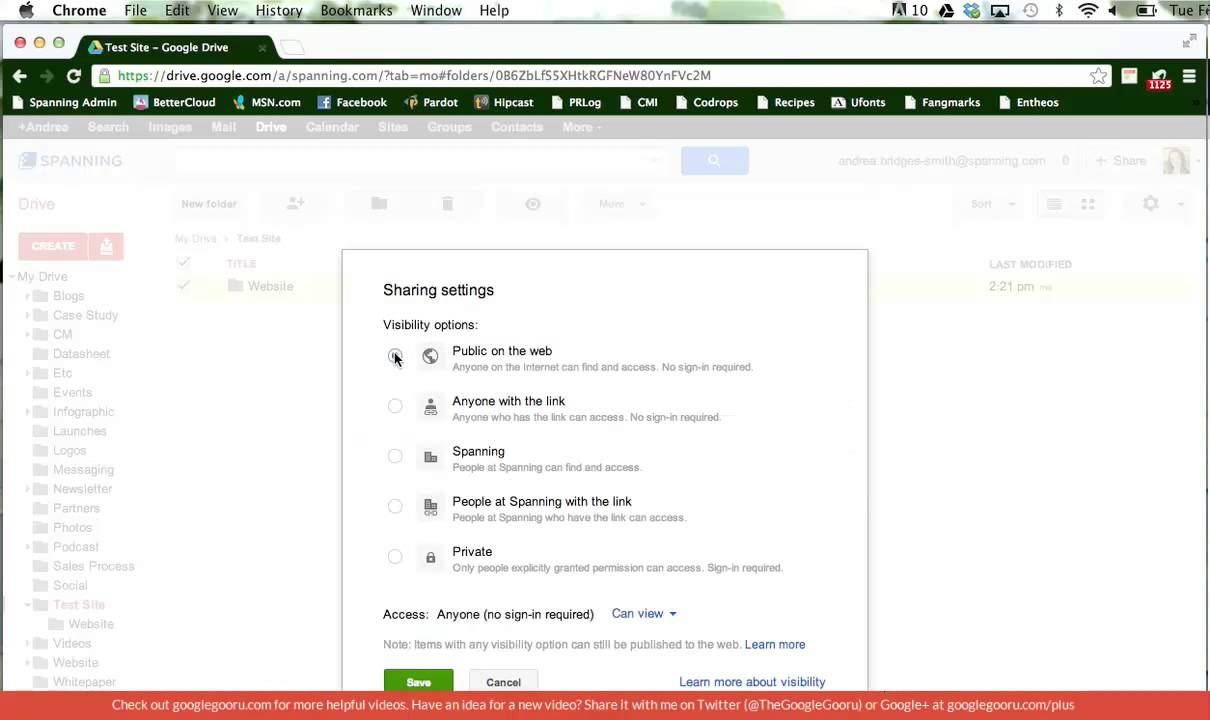 How to Host a Web Page on Google Drive - BetterCloud