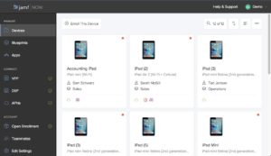 jamf user interface