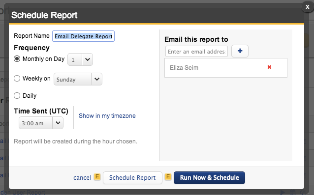 scheduled reports11 scheduled reports11