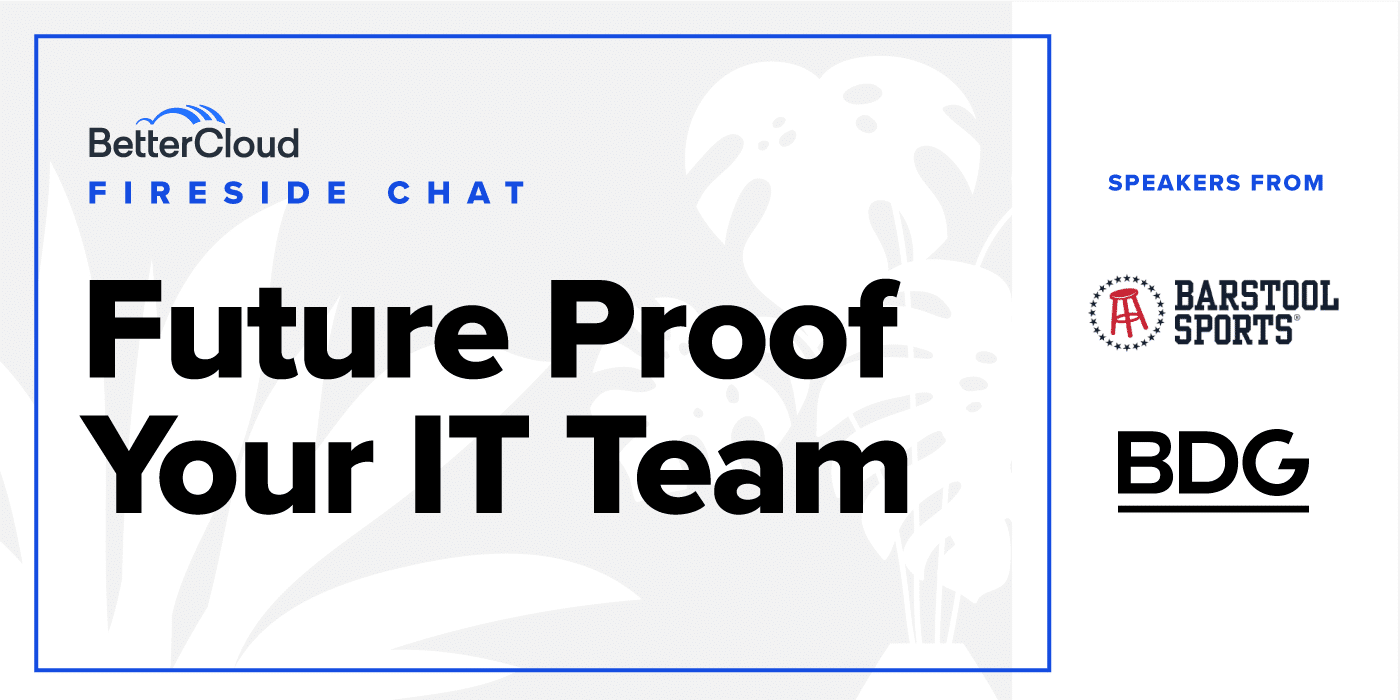 Fireside Chat: Future proof your IT team - Banner for webinar