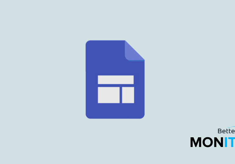 New Google Sites title card blue New Google Sites title card blue