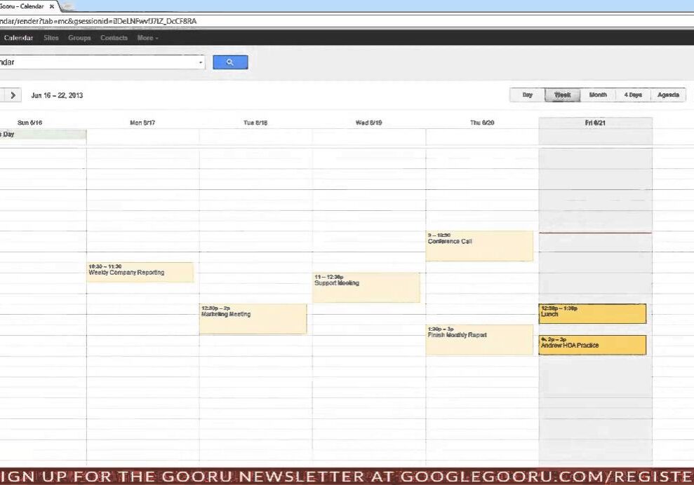 hide morning and night hours in google calendar