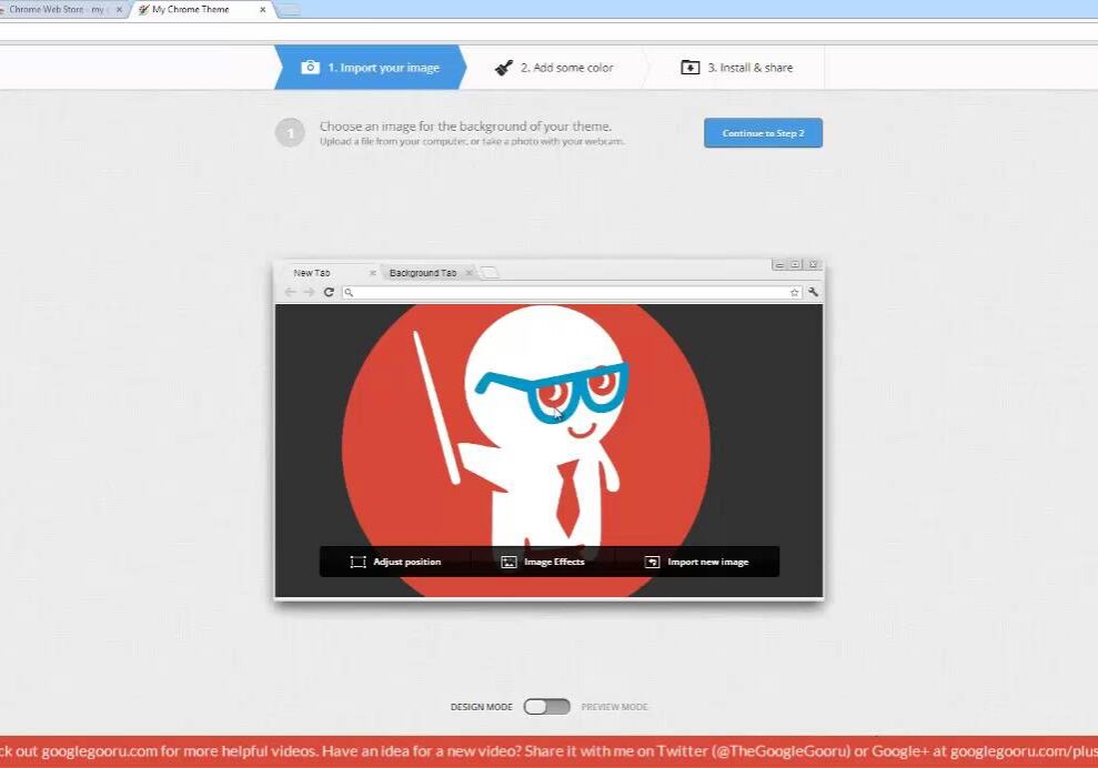 how to create a custom chrome theme how to create a custom chrome theme
