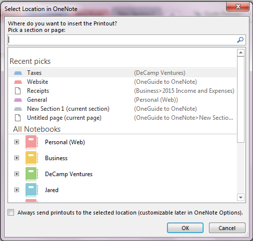 onenote printer driver onenote printer driver