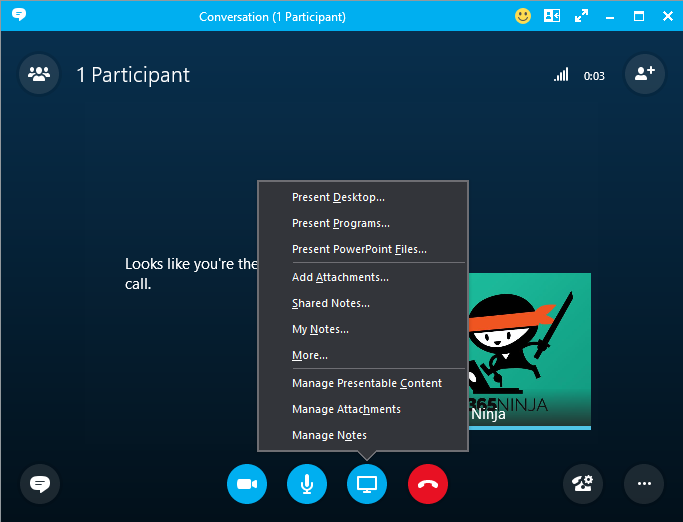 how to do screen sharing in skype windows 10