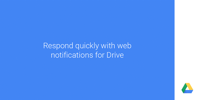 Web Notifications in Drive