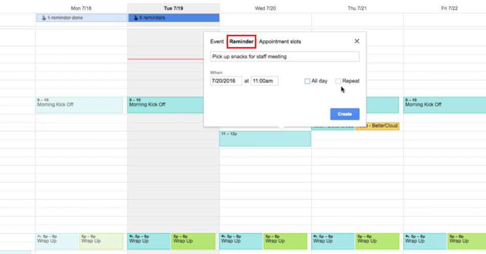 Manage Your To-Do Tasks with Reminders in Google Calendar - BetterCloud