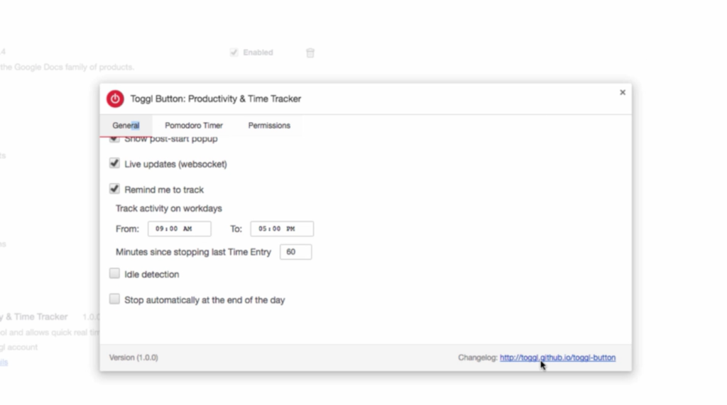 Toggle screenshot