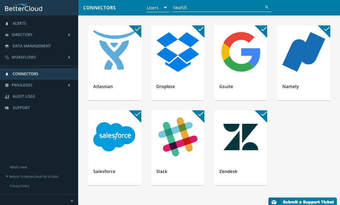 BetterCloud Connectors