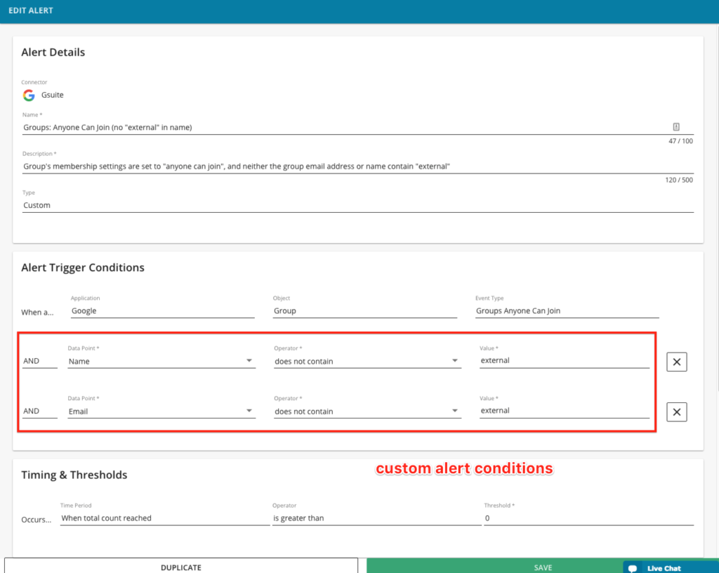 BetterCloud Advanced Alerts - Google Groups that Anyone can Join