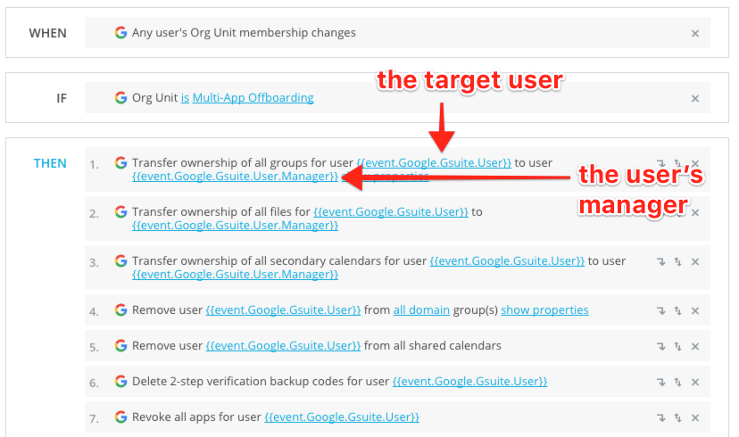 BetterCloud Dynamic Fields - Offboarding